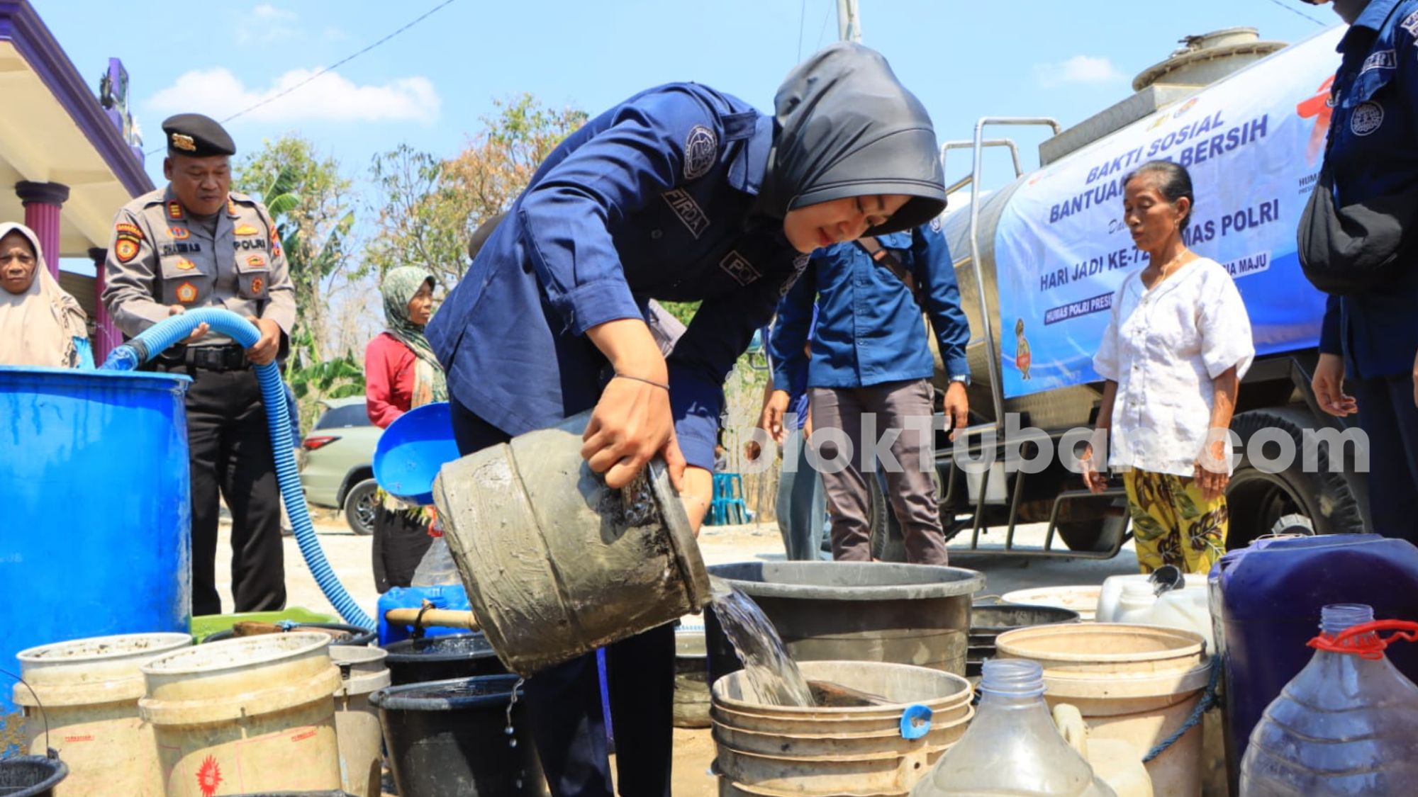 Kekeringan Jadi Problem Tahunan Desa Di Tuban Ini Terima Droping 25 Ribu Liter Air Bersih 6011